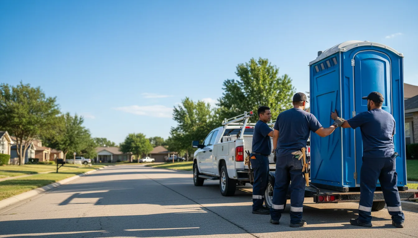 Portable Toilet Rental in Morris, OK near me